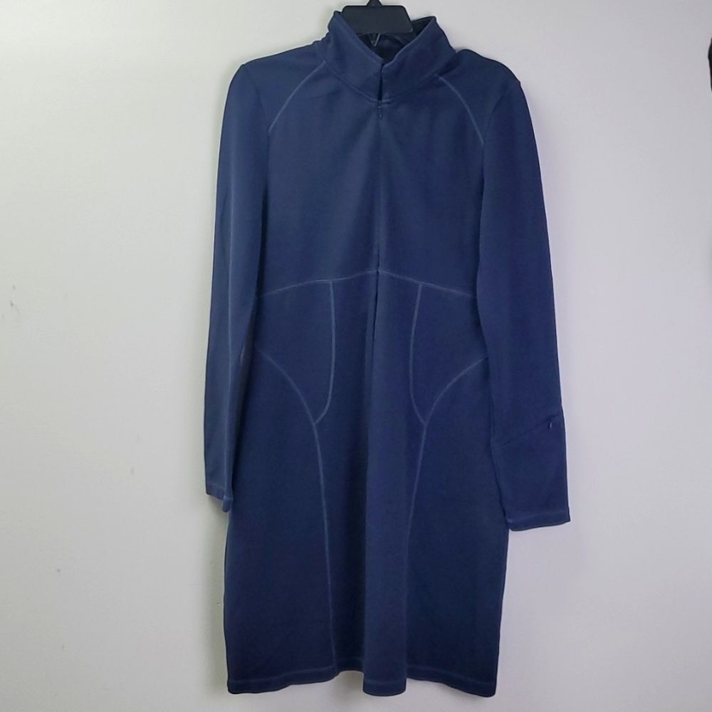 Athleta Blue Athleisure Dress Size Large Tall